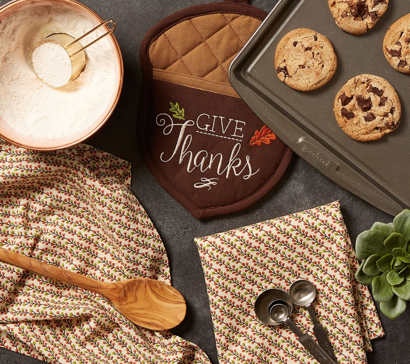 Design Imports Thanks Acorn Potholder Gift Set — View 6