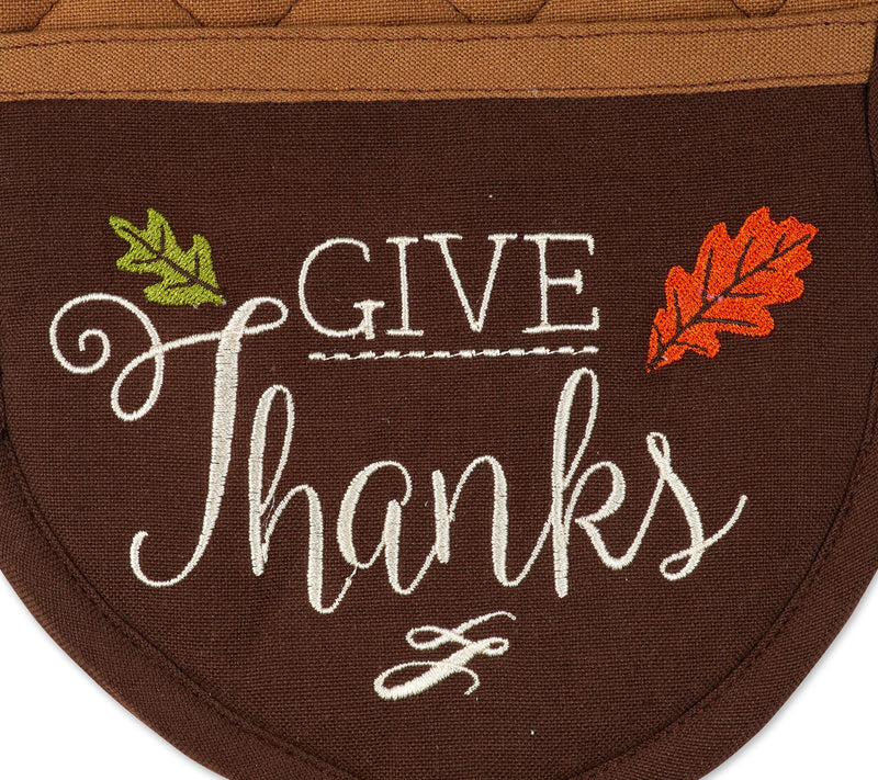 Design Imports Thanks Acorn Potholder Gift Set — View 4