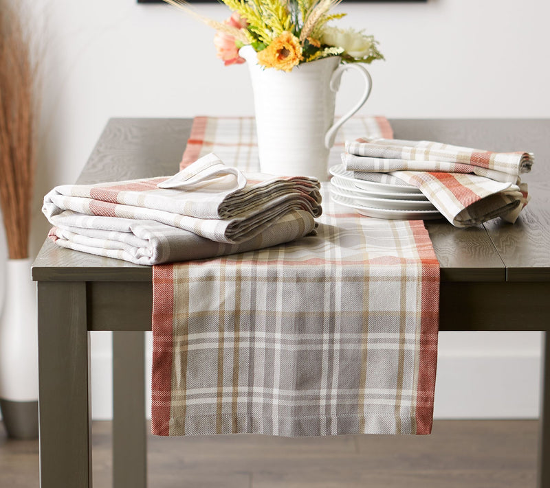 Design Imports Cozy Picnic Plaid Tablecloth 60x104 — View 6