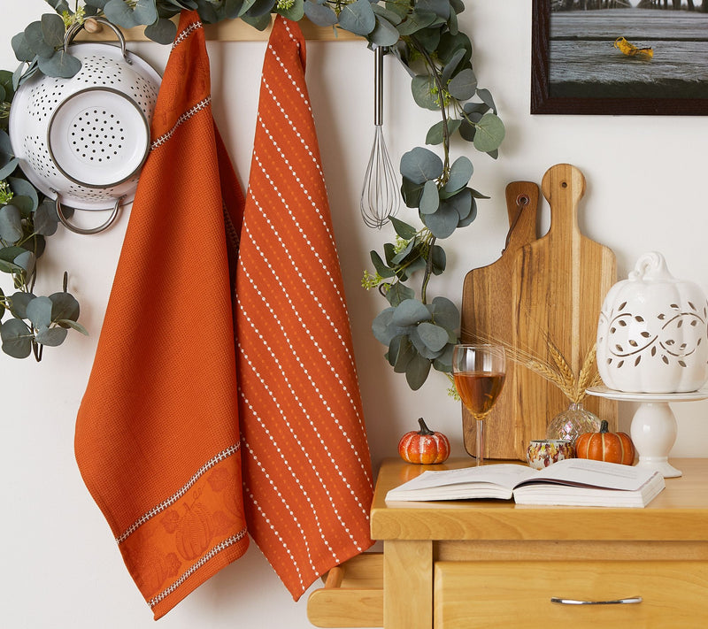 Design Imports Set of 3 Harvest Kitchen Towels — View 9