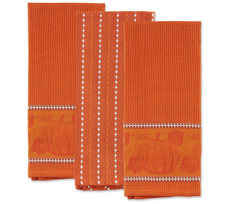 Design Imports Set of 3 Harvest Kitchen Towels — View 3