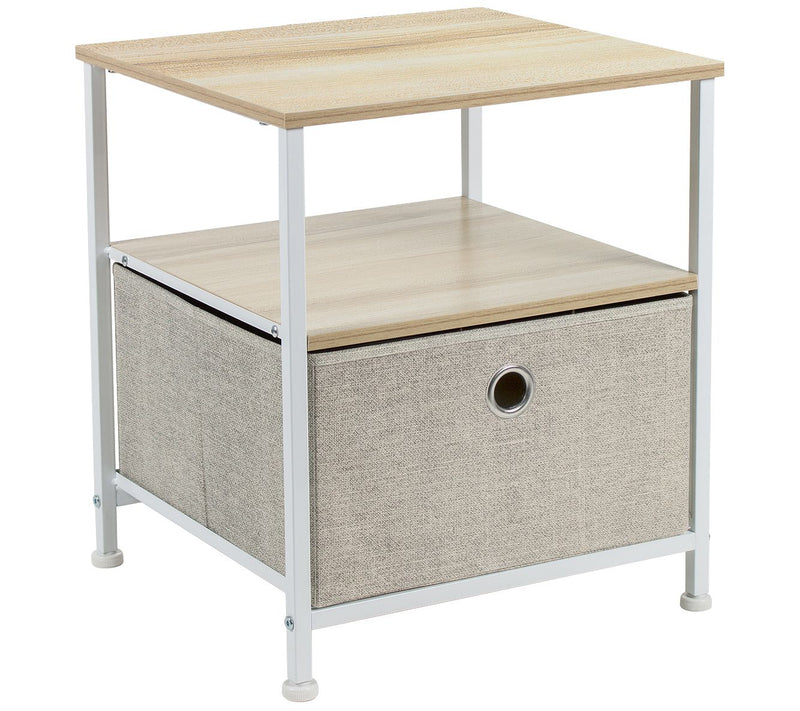 Sorbus Nightstand 1-Drawer Shelf Storage — View 19