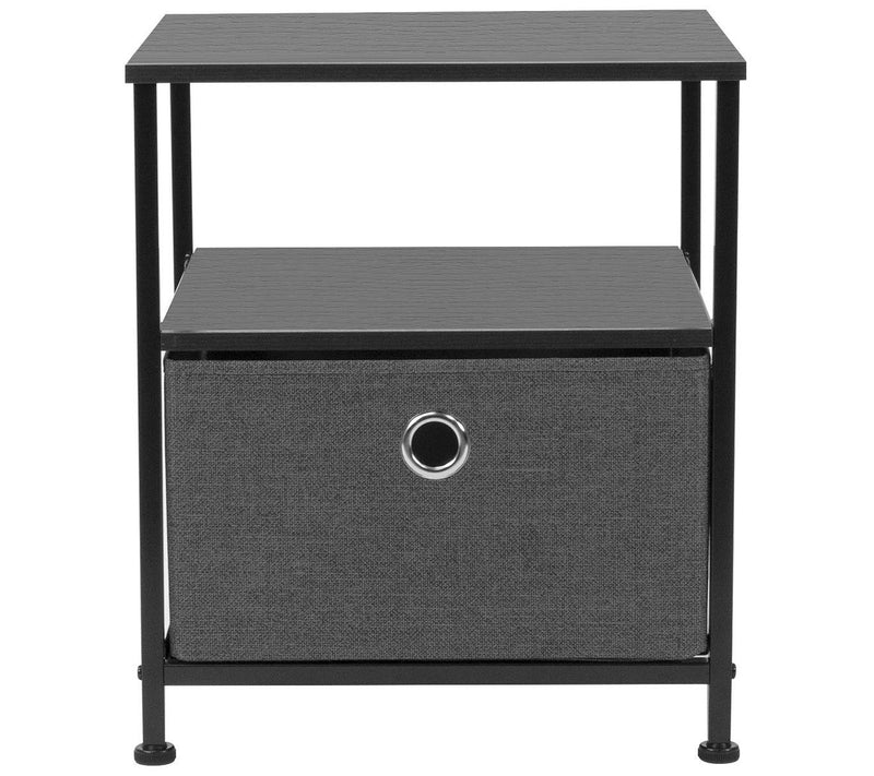 Sorbus Nightstand 1-Drawer Shelf Storage — View 5