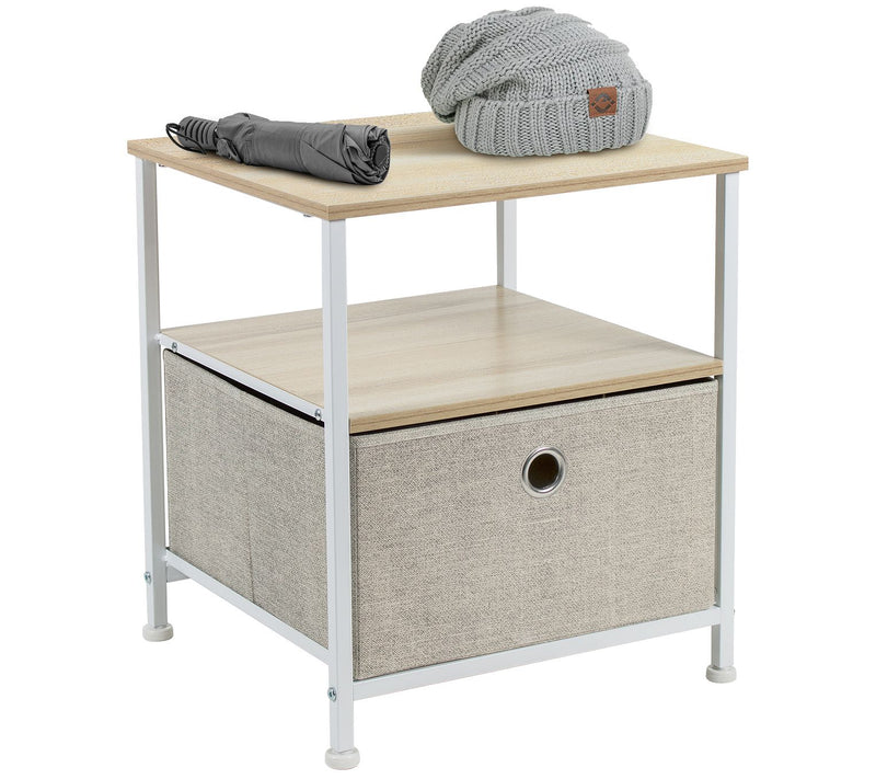 Sorbus Nightstand 1-Drawer Shelf Storage — View 16