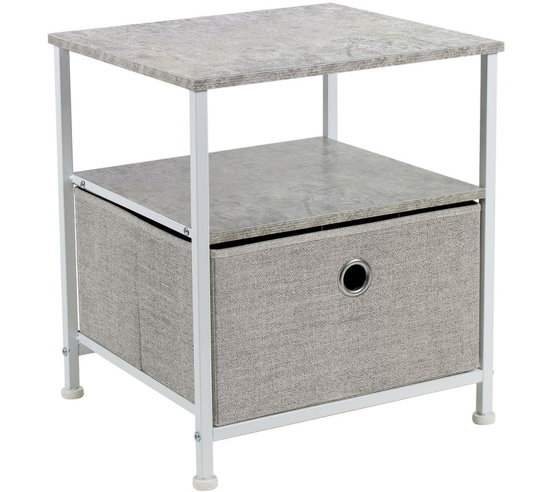 Sorbus Nightstand 1-Drawer Shelf Storage — View 9