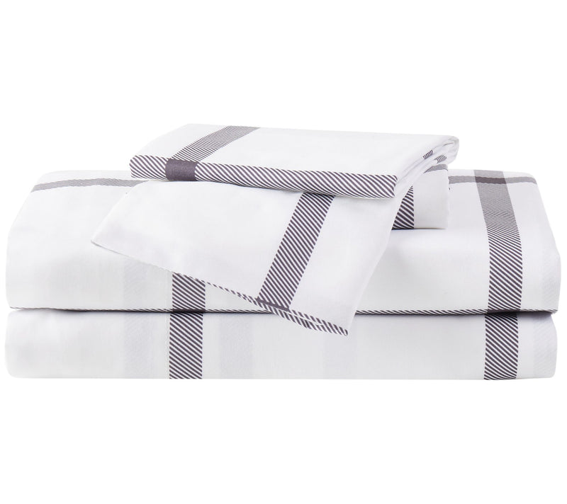 Truly Soft Printed Windowpane Twin XL Sheet Set — View 9