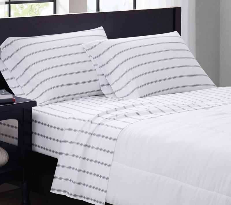 Truly Soft Pinstripe King Sheet Set — View 5