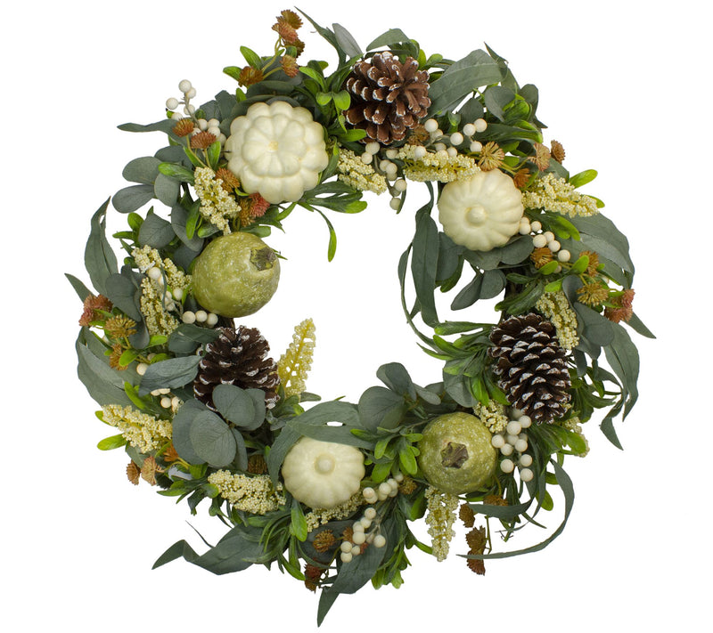 Northlight Gourds and Foliage Thanksgiving Wreath - 24" — Main view