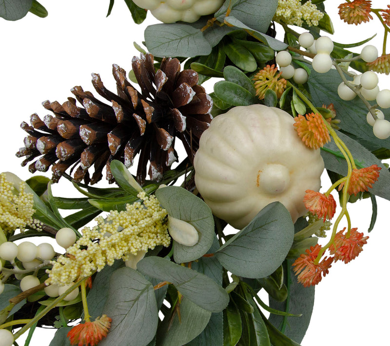 Northlight Gourds and Foliage Thanksgiving Wreath - 24" — View 3