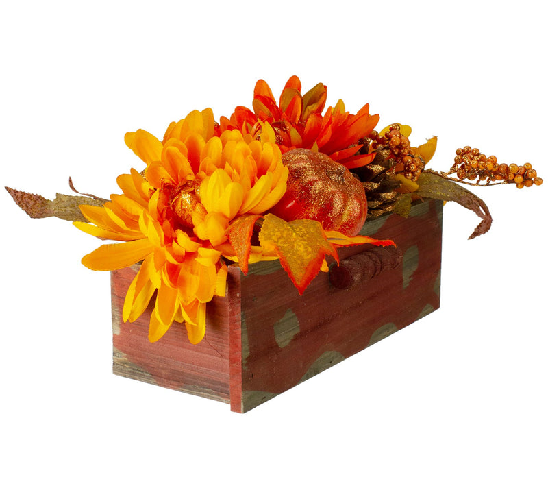 Northlight 14" Harvest Maple & Berry Arrangement Centerpiece — View 3