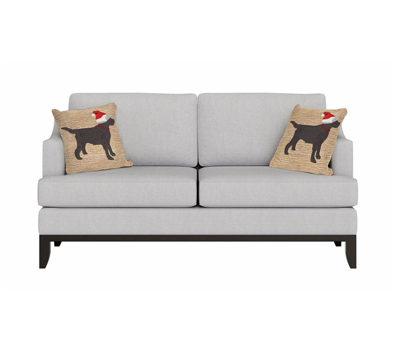 Lush Decor Frontporch Christmas Dog Pillow Neutral 18" Square — View 2