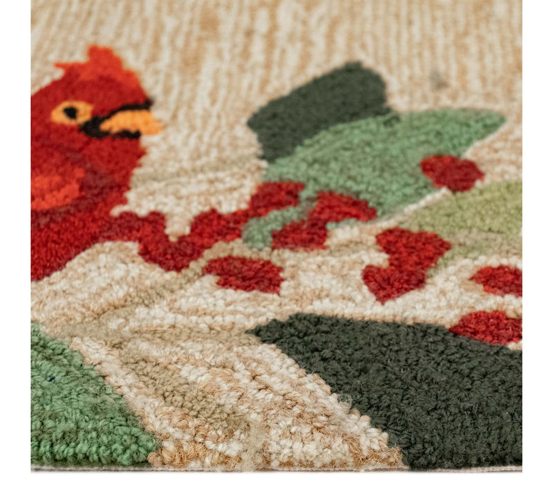 Lush Decor Frontporch Bird Border Rug Natural0" x 48" — View 4