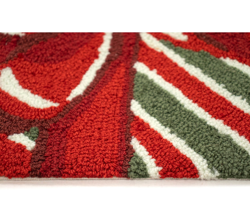 Lush Decor Frontporch Giftbox Rug Red 20" x 30" — View 4