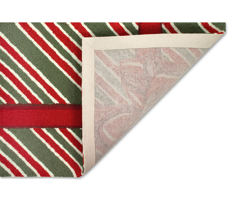 Lush Decor Frontporch Giftbox Rug Red 24" x 36" — View 6