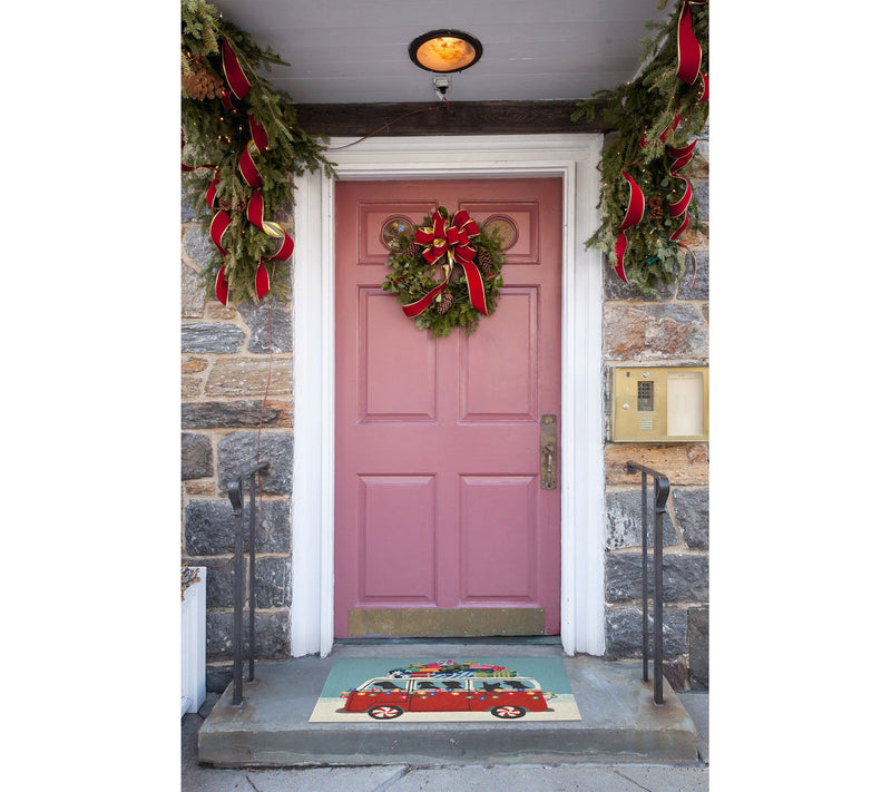 Lush Decor Frontporch Happy Howlidays Rug Red0" x 48" — View 5