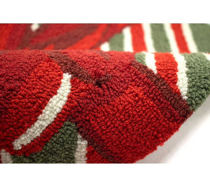 Lush Decor Frontporch Giftbox Rug Red 30" x 48" — View 5