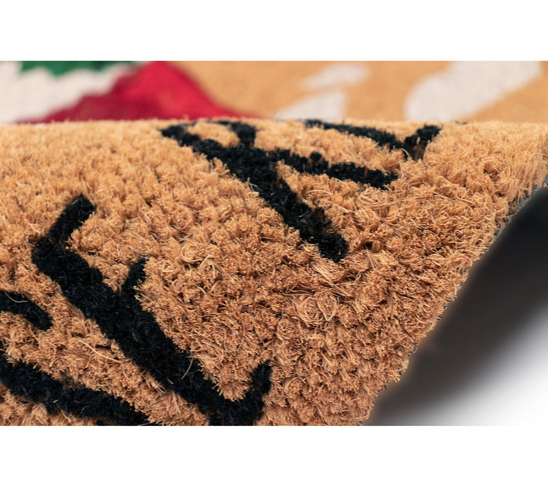 Lush Decor Natura Santa Boots Mat Natural 18"30" — View 5