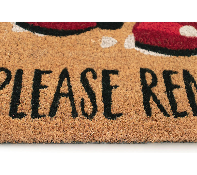 Lush Decor Natura Santa Boots Mat Natural 18"30" — View 4