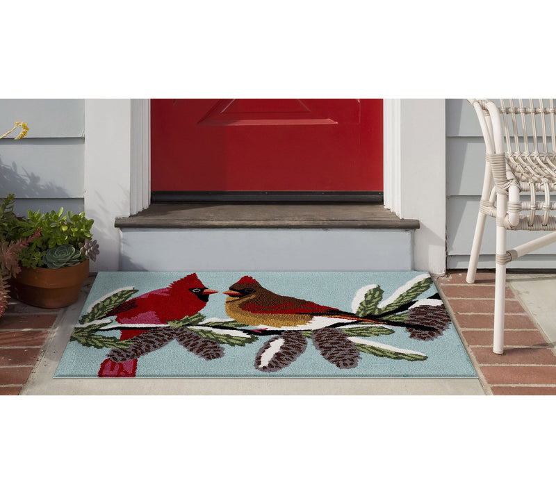 Lush Decor Frontporch Cardinals Rug Sky 30"X48" — View 2