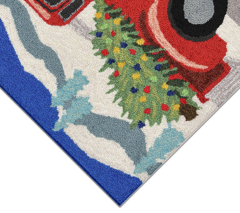 Lush Decor Frontporch Joy Ride Rug Gray 20" x0" — View 3
