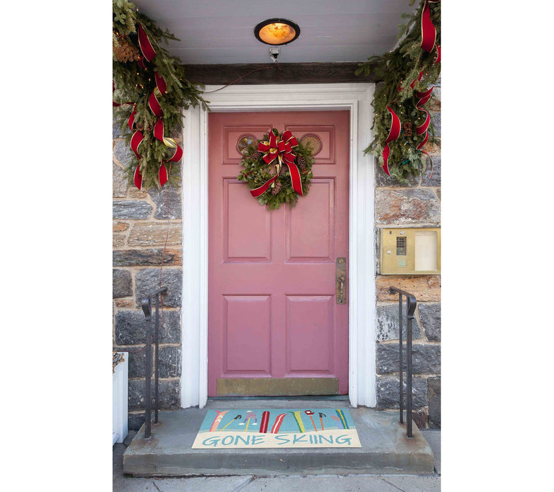 Lush Decor Frontporch Gone Skiing Rug Blue 30"x 48" — View 2
