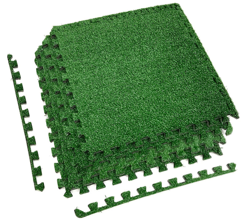 Sorbus 12 Interlocking Grass Tiles — Main view