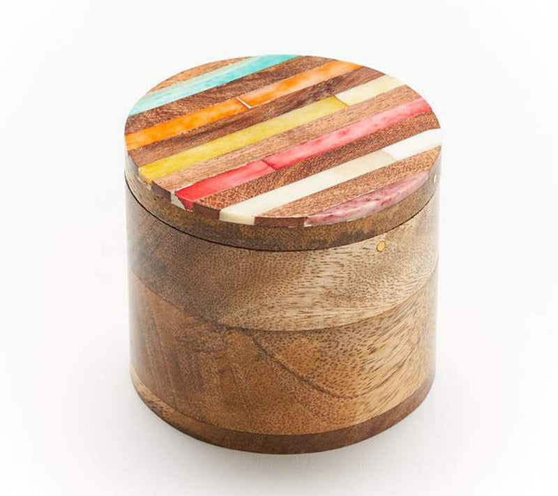 Matr Boomie Banka Mundi Keepsake Box Round — Main view