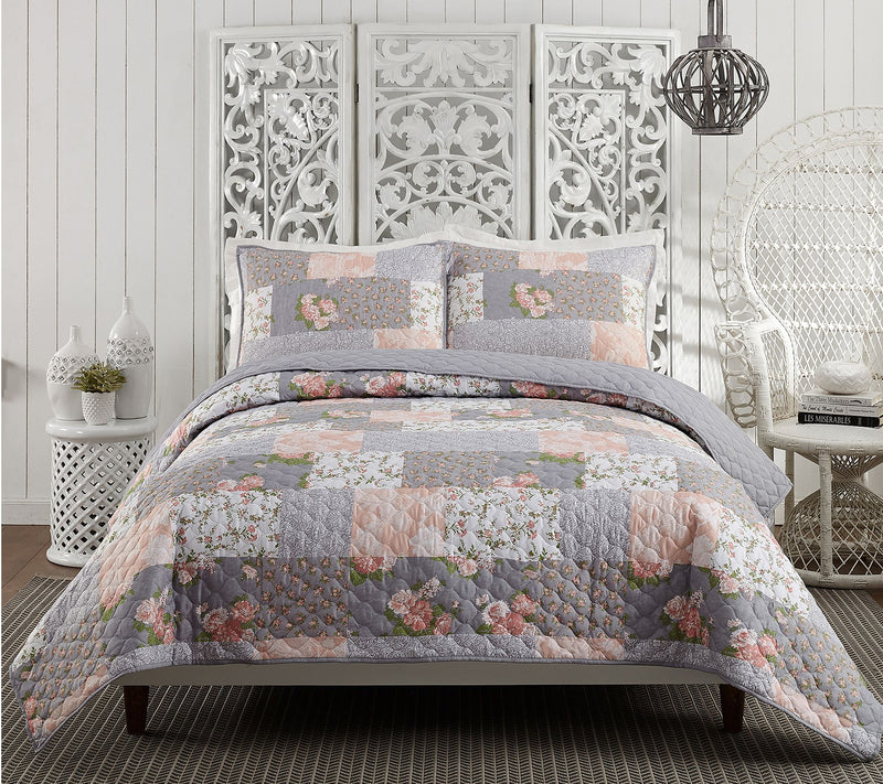 Modern Heirloom La Flor King Quilt Set — Main view
