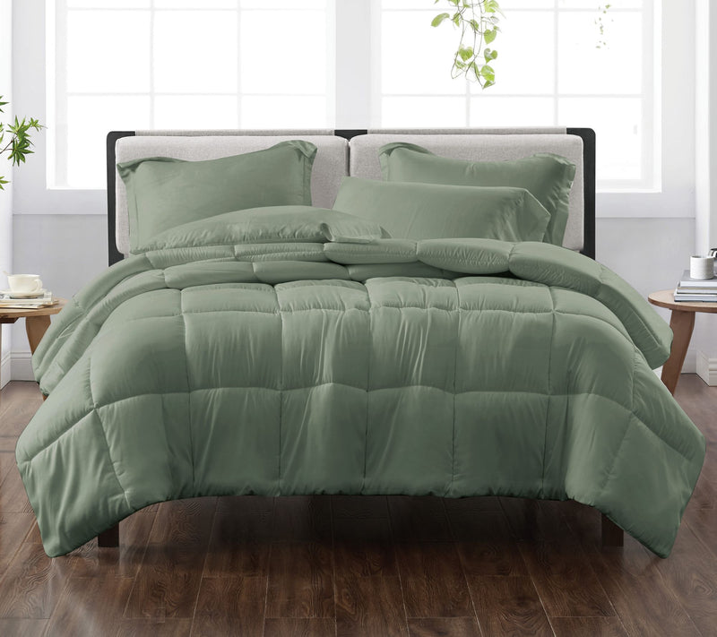 Cannon Heritage Solid Comforter Set King Comforter — View 24