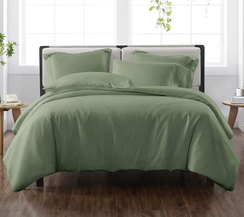 Cannon Heritage Solid Duvet Set King Duvet Set — View 25