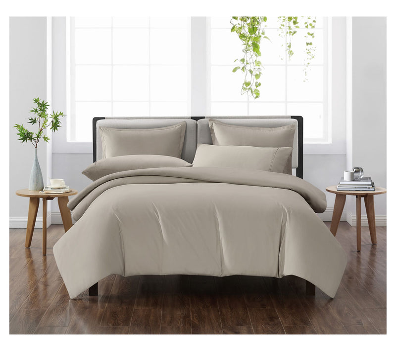 Cannon Heritage Solid Duvet Set King Duvet Set — View 4