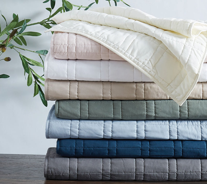 Cannon Heritage Solid Quilt Set King Quilt Set — View 11