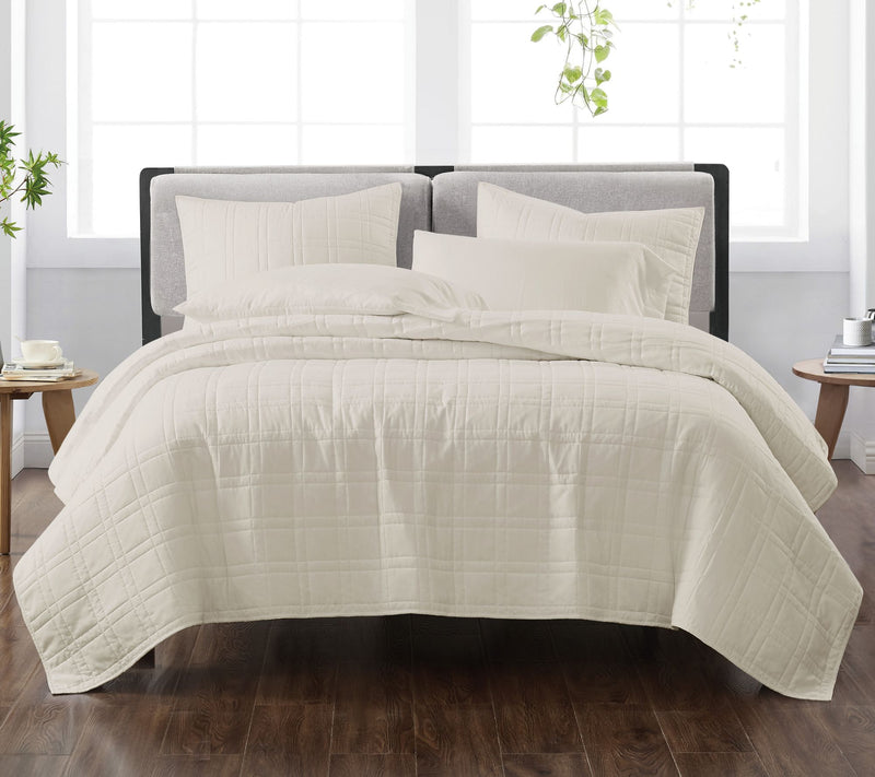 Cannon Heritage Solid Quilt Set King Quilt Set — View 24