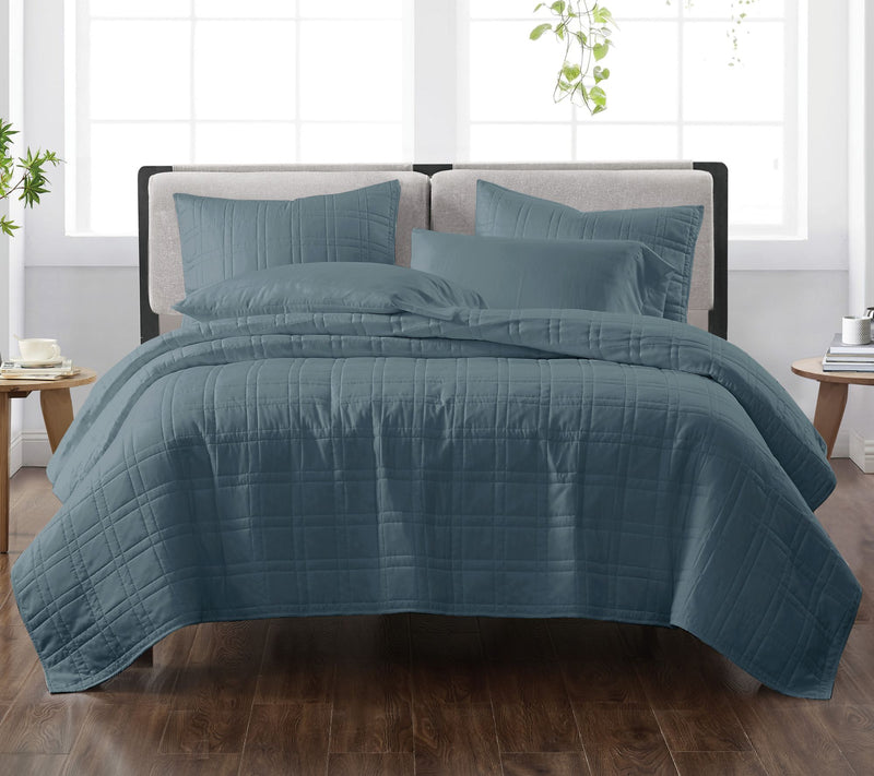 Cannon Heritage Solid Quilt Set King Quilt Set — View 27