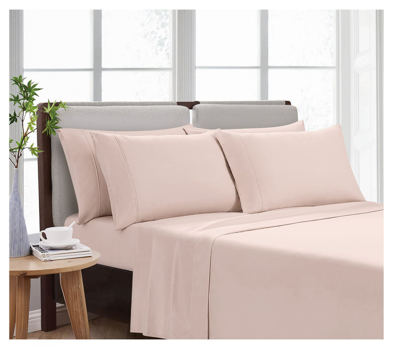 Cannon Heritage Solid Sheet Set Split King Sheet Set — View 25