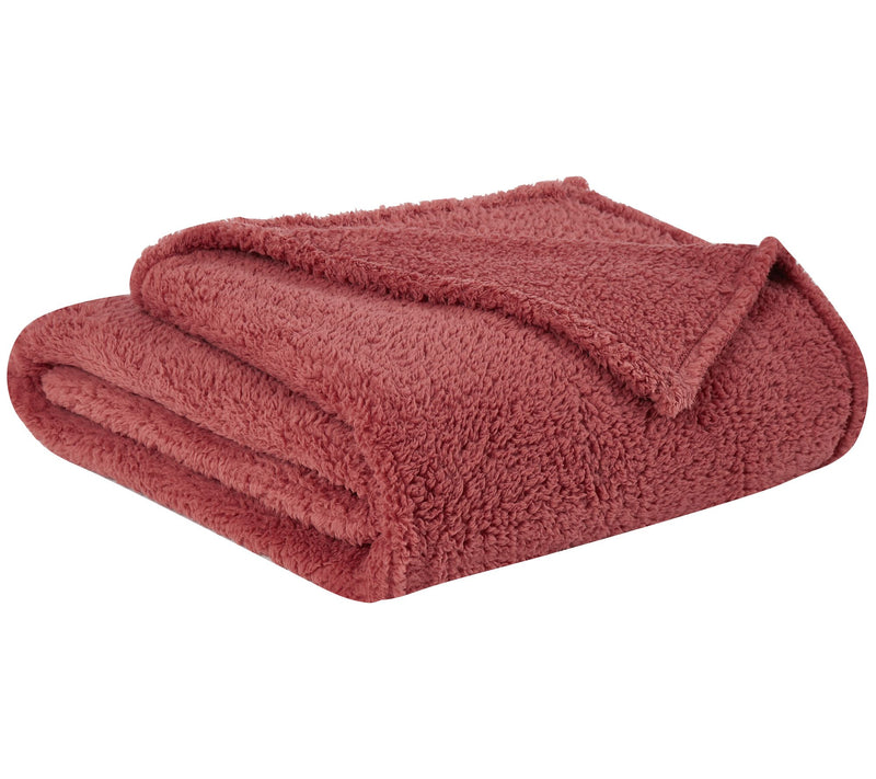 Brooklyn Loom Marshmallow Sherpa 50x60 Throw — View 5
