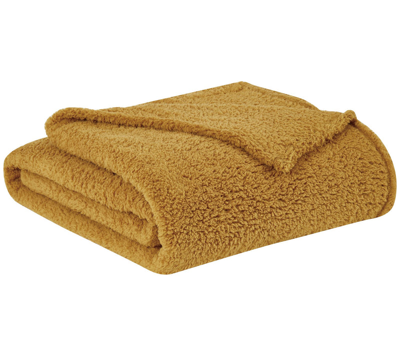 Brooklyn Loom Marshmallow Sherpa 50x60 Throw — View 11
