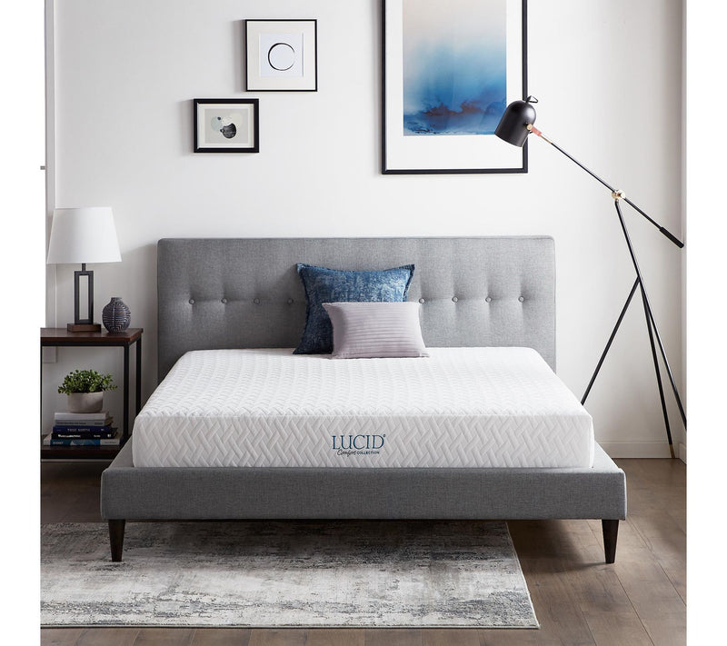 Lucid Comfort Collection 8" Firm Twin Memory Foam Mattress — Main view