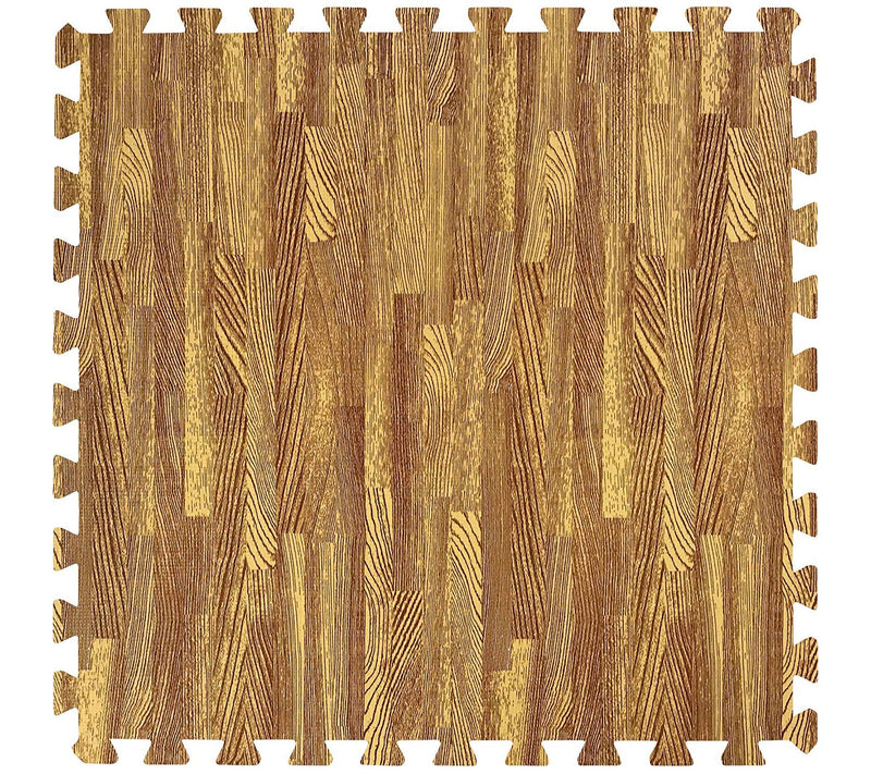 Interlocking Floor Mat -Wood Grain Print, 12-pc — View 7