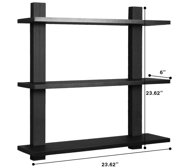 Sorbus 3 Tier Floating Shelves — View 10