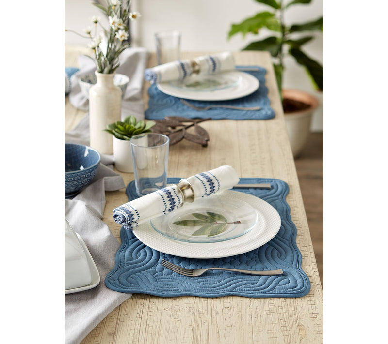 Design Imports Set of 6 Quilted Farmhouse Placemat — View 16