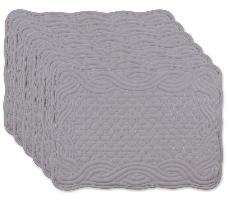 Design Imports Set of 6 Quilted Farmhouse Placemat — View 7