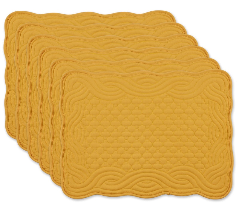 Design Imports Set of 6 Quilted Farmhouse Placemat — View 9