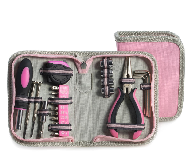 23 pc. Tool Set in Pink Canvas Case. by Bey-Berk — Main view