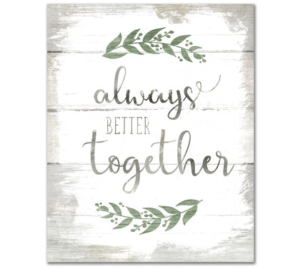 Courtside Market Always Better Together 16x20 Canvas Wall Art