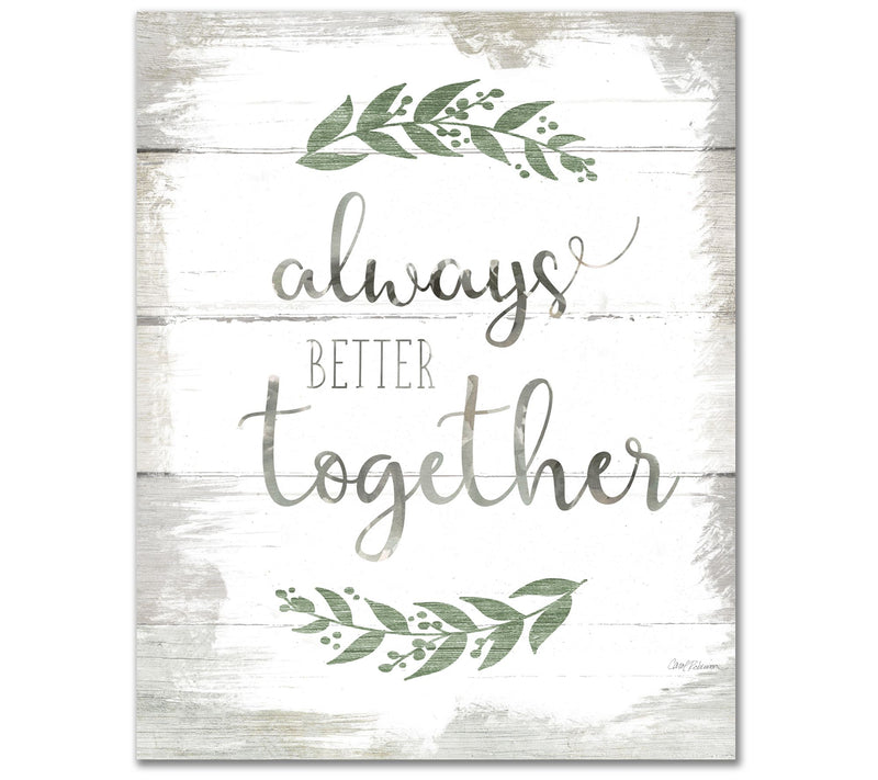 Courtside Market Always Better Together 16x20 Canvas Wall Art — Main view