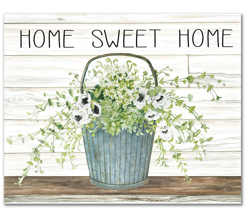 Courtside Market Galvanized Bucket 16" x 20" Canvas Wall Art — Main view