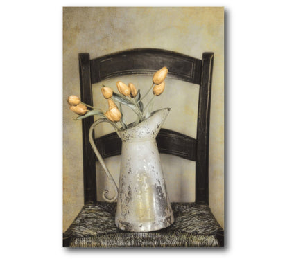Courtside Market Tulips & Watering Cans 16x20 Canvas Wall Art