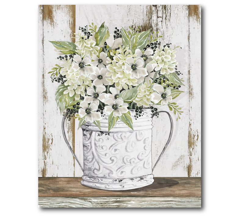 Courtside Market White Flour Dreams 16x20 Canvas Wall Art — Main view