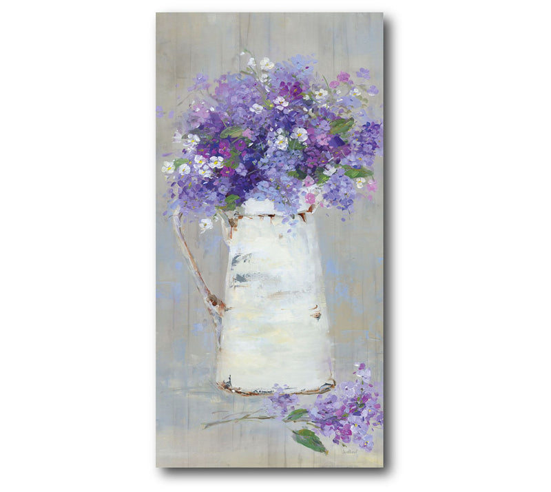 Courtside Market Woodgrain Pitcher 12x24 CanvasWall Art — Main view